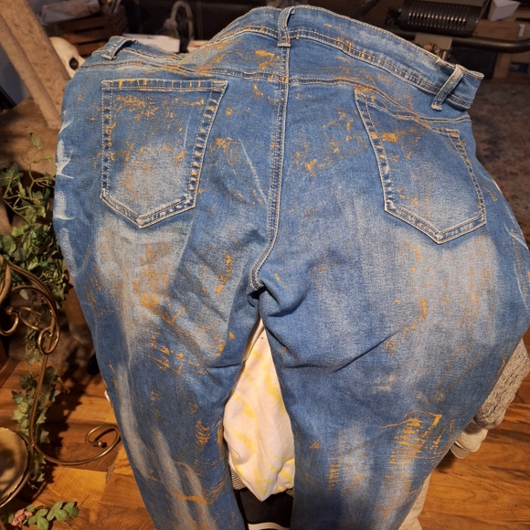 Mystiq Distressed Womens Jeans Size 21 - Picture 5 of 5